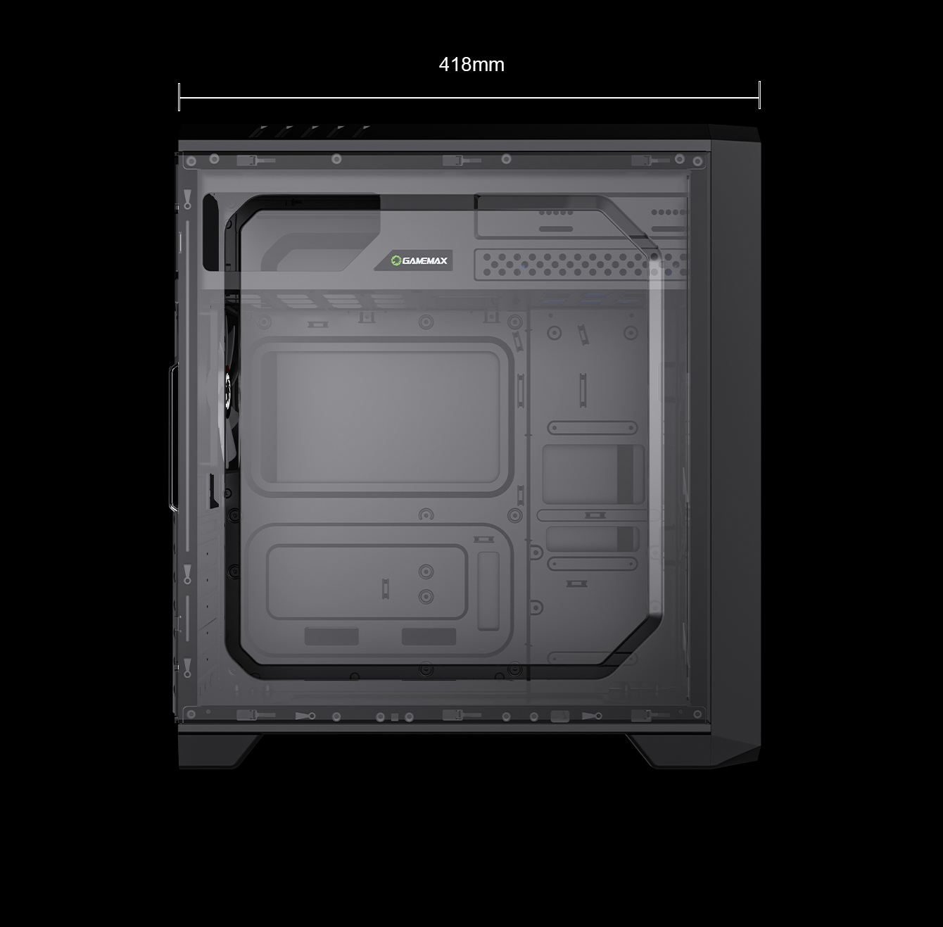 Gamemax G563 Black Steel ATX Tower Computer Case